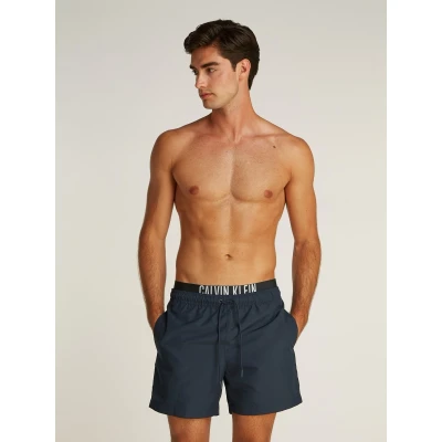 Abbildung von Calvin Klein Swimwear Badeshorts, Herren, Größe: Medium, Dark sapphire
