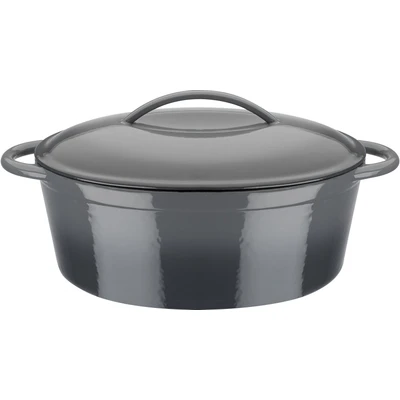 Abbildung von GSW Bräter &quot;grey&quot;, Gusseisen, (1 tlg.), 7 Liter, Induktion