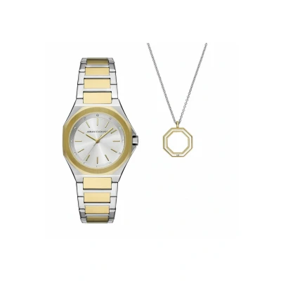 Abbildung von Armani Exchange Damen Uhr Mehrfarbig AX7161SET