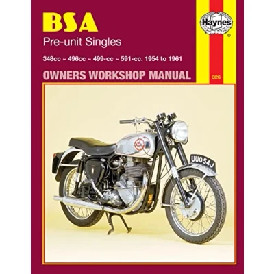 Abbildung von BSA Pre unit Singles Owners Workshop Manual, No. 326: 54 61 (Haynes Manuals)