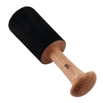 Abbildung von Sonic Energy Holz Klangschalen Reiber 27 cm Mit Wildleder Überzug Für Tibetische (SB RM LE XL)