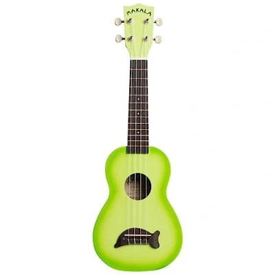 Abbildung von Makala Dolphin MK SD GRNBURST Green Apple Burst Soprano Ukulele, with Tote Bag