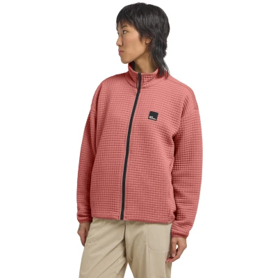 Abbildung von Jack Wolfskin Mogari Sweatjacke, Damen, Größe: Large, Mineral red