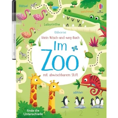Abbildung von Mein Wisch und weg Buch: Im Zoo: mit abwischbarem Stift (Meine Bücher)
