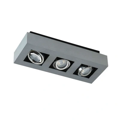Abbildung von Arcchio Strahler Vince, 36 cm, 3 flammig, silber, GU10
