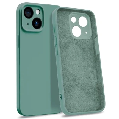 Abbildung von MyGadget Hülle für iPhone 14 Plus [ 4 Layer Struktur Schutzhülle ] Gummierte Handyhülle mit Soft Inlay &amp; Hardcase Cover außen Petrol