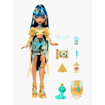 Abbildung von Mattel® Anziehpuppe Monster High, Cleo de Nile mit Tier Hissette