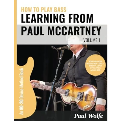 Abbildung von How To Play Bass Learning From Paul McCartney Vol. 1: An 80 20 Device Method Book