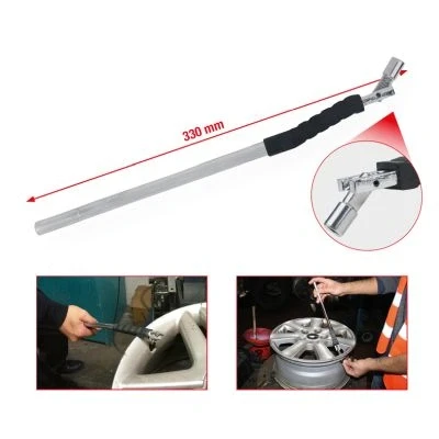 Abbildung von KS Tools 150.2032 Metall Reifen Ventilhebel, 330mm
