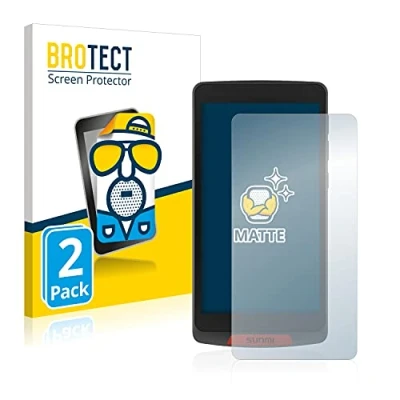 Abbildung von BROTECT Entspiegelungs Schutzfolie für Sunmi M2 (2 Stück) Matte Displayschutz Folie, Anti Reflex, Fingerprint