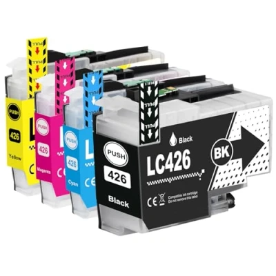 Abbildung von LAIPENG LC426 LC 426 426VAL Patronen kompatibel für Brother MFC J4335DW J4340DW J4535DW J4540DW J4540DWXL Drucker 426BK 426C 426M 426Y 4 Farben Multipack (4 Pack)