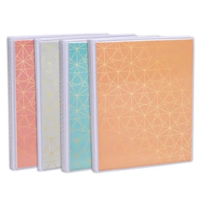 Abbildung von Exacompta 65002E Fotoalbum FANTASIE mit 24 weißen Seiten 1 Foto pro Seite. Perfektes Fotobuch zum selbstgestalten Taschenalbum 13 x 16 cm, Stück Zufallsmotiv