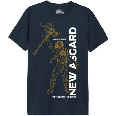 Abbildung von Marvel Herren Metlatmts018 T Shirt, Marineblau, XL