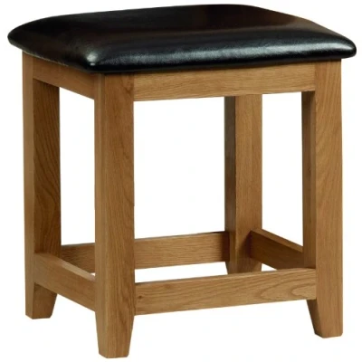 Abbildung von Julian Bowen Marlborough Schminkhocker, Eiche, Height: 47, Width: 46, Depth: 44cm