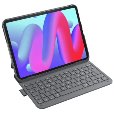 Abbildung von Inateck Ultraleichte Tastatur Hülle für iPad 10th, Air 6/5/4, Pro 11 (Hoch /Querformat Verwenden, mit Stifthalter)