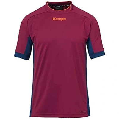 Abbildung von Kempa Prime Sport Tshirt, Herren, Größe: Large, deep blau rot