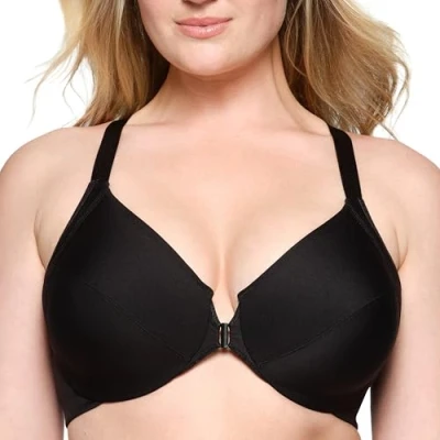 Abbildung von Glamorise Damen 1247 Plunge Bra, Schwarz, 95G EU