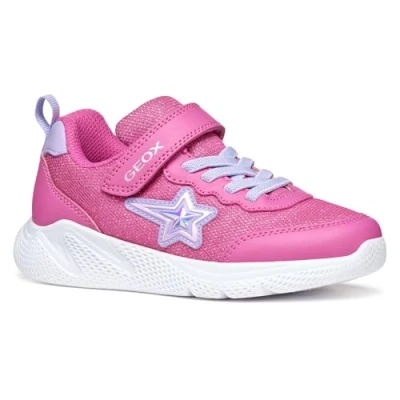 Abbildung von Geox Sprintye Sneaker low für Kinder, Größe: 38, Fuchsia lilac Schuhe