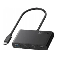 Abbildung von Anker USB C Hub, Schneller 10Gbps 3.2 Display Hub für Laptops, auf 4 Port mit Max. 100W PD IN, MacBook Pro/Air, iPad, iPhone 15, Surface Pro, Dell, HP, Monitore, Hard Drives &amp; mehr