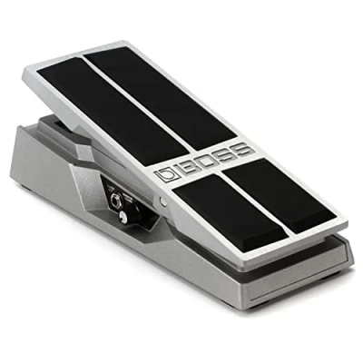 Abbildung von BOSS FV 500L Niederohmiges Volume Fußpedal für dein elektronisches Instrument Integrierte Expression Pedal Funktion Robustes, langlebiges Aluminium Druckguss Gehäuse