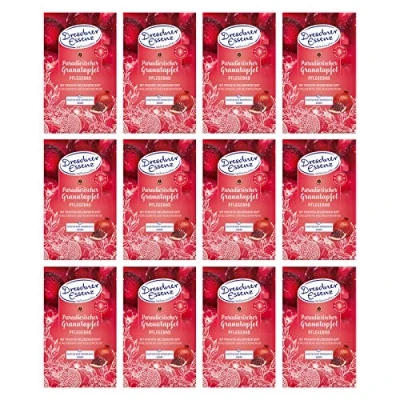 Abbildung von 12er Pack Dresdner Essenz Pflegebad Paradiesischer Granatapfel 12 x 60 g Badezusatz vegan