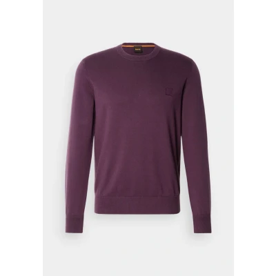 Abbildung von BOSS Kanovano Strickpullover, Herren, Größe: XXL, Open purple