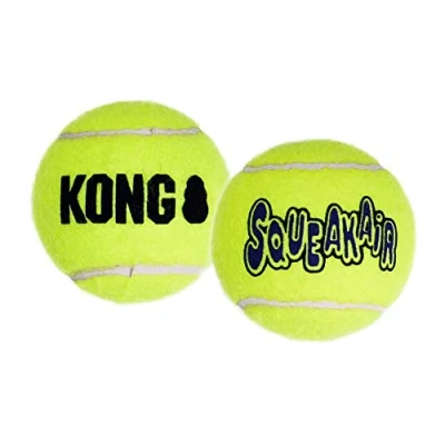 Abbildung von Kong Air Squeaker Ball Hundespielzeug 6 cm Gelb Stck Medium...