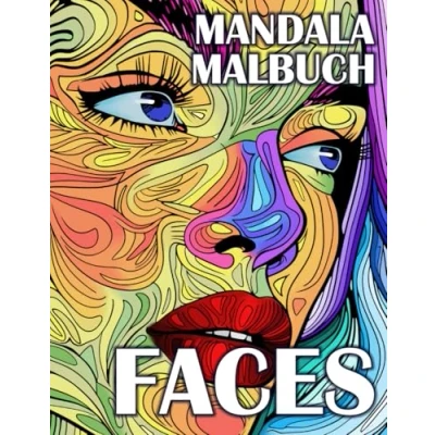 Abbildung von FACES Mandala Malbuch für Erwachsene, Senioren und Jugendliche: 50 faszinierende Gesichter zum Ausmalen sorgen Ruhe Enstpannung, Stressabbau Achtsamkeit
