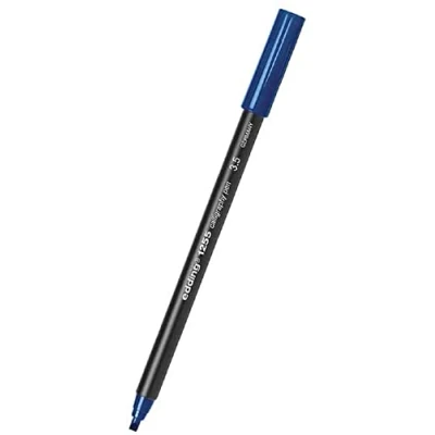 Abbildung von edding 1255 kalligrafie pen staalblauw 1ST 3,5 mm / 4 125535 017
