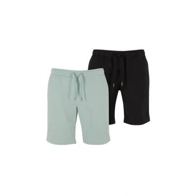 Abbildung von Urban Classics 2PACK Shorts, Herren, Größe: 3XL, Frostmint+black