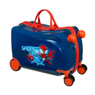 Abbildung von UNDERCOVER Kinderkoffer &quot;Ride on Trolley, Spider Man&quot;, 4 St. Rollen, zum sitzen und ziehen
