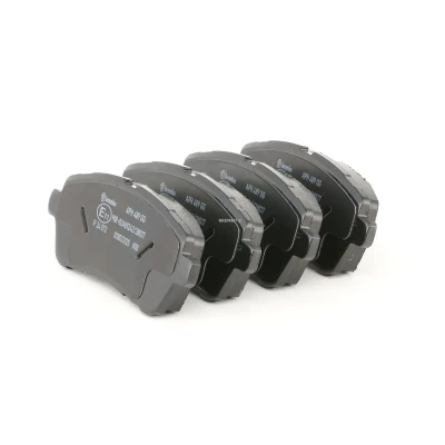Abbildung von BREMBO P 24 072 Bremsbelagsatz exkl. Verschleißwarnkontakt mit Bremssattelschrauben Zubehör FORD: Fiesta 6 Van, 6, Mk6 Limousine