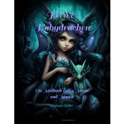 Abbildung von Feen &amp; Babydrachen: Ein Malbuch voller Magie und Mystik