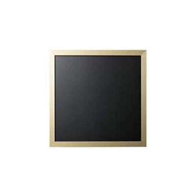 Abbildung von Bi Office, Blackboard Gold &amp; Silver, Kreidetafel mit MDF Rahmen, 40x40cm