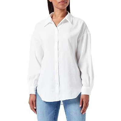 Abbildung von ONLY Hemdbluse, Damen, Größe: Large, Cloud dancer