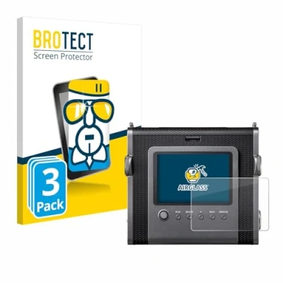 Abbildung von BROTECT Schutzglas für Fujifilm Instax Wide Evo (3 Stück) Schutzfolie Panzer Folie Glas [Extrem Kratzfest 9H, Anti Fingerprint, Ultra Transparent]