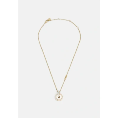 Abbildung von Guess LOVE Halskette Yellow goldcoloured, Damen, Größe: One Size, gold/coloured