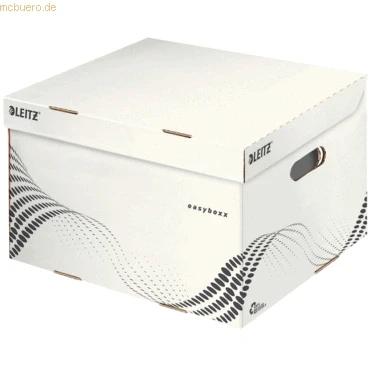 Abbildung von Esselte Leitz Archiv Container easyboxx M, Wellpappe, weiß