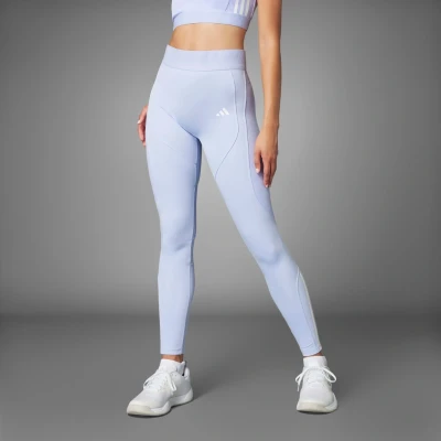 Abbildung von adidas Performance Hyperglam FULL Length Tights, Damen, Größe: Large, Violet tone