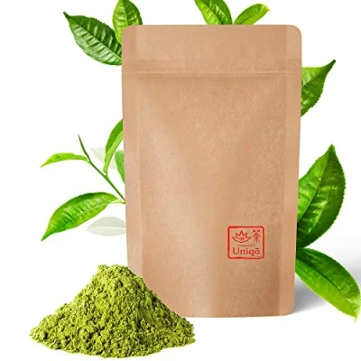 Abbildung von Tea Uniqo Matcha Tee Pulver 200g in ökologischer Nachfüllpackung