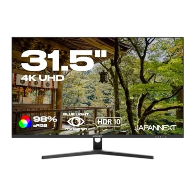 Abbildung von JapanNext PC Monitor VA Panel 31.5 Zoll 4K UHD Neigungsverstellbar 16:9 3840x2160 IPS 3xHDMI 1xDP 60 Hz 5ms Flicker Free JN V315UHDR