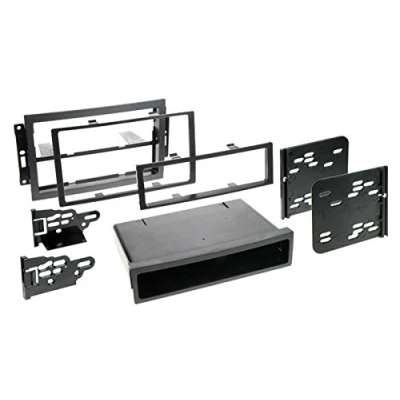 Abbildung von 2 DIN Radioeinbauset Blende Radioanschlusskabel Antennenadapter Komplettset für Jeep Commander WH 06/2006 11/2010 schwarz