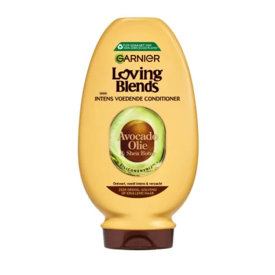 Abbildung von Garnier Loving Blends Conditioner Avocadoöl Sheabutter 250ml Pflegend für trockenes Haar