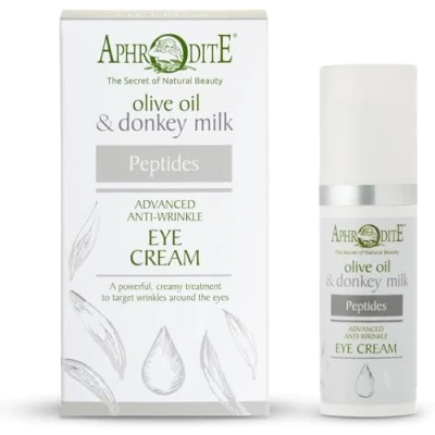 Abbildung von Aphrodite Anti Falten &amp; Pollution Augencreme. Mit Eselsmilch und Olivenöl angereicherte Augencreme zur Wiederherstellung der Ausstrahlung Augenpartie, Eye Cream (30 ml / 1,01 fl oz)