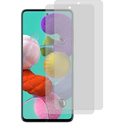 Abbildung von 4ProTec I 2X Schutzfolie KLAR passgenau für Samsung Galaxy A51 Displayschutzfolie Bildschirmschutzfolie Schutzhülle Displayschutz Displayfolie Folie