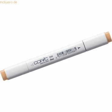 Abbildung von COPIC Classic Marker Typ E 02, Fruit Pink, professioneller Layoutmarker, mit einer breiten und feinen Spitze