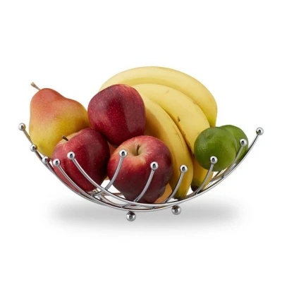Abbildung von relaxdays Obstschale Gitter, Eisen
