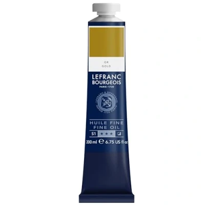 Abbildung von Lefranc Bourgeois 301857 Feine Ölfarbe in hervorragender Qualität,lichtecht mit gleichmäßige Konsistenz, 200ml Tube, ideal für Keilrahmen, Leinwand, Malkarton Silber Farbton