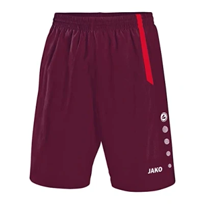 Abbildung von JAKO Kinder Sporthose Turin, Maroon/Rot, 128, 4462