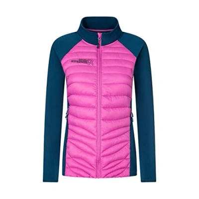 Abbildung von Rock Experience REWJ06001 TEQUILA HYBRID Jacket Women&#039;s 0834 Super Pink+1484 Moroccan Blue XS